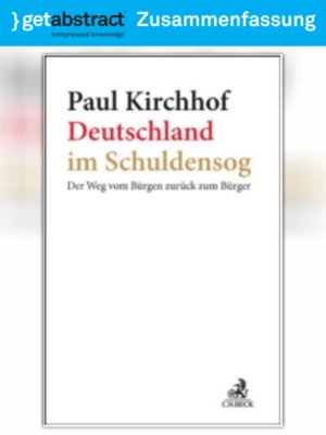 cover image of Deutschland im Schuldensog (Zusammenfassung)